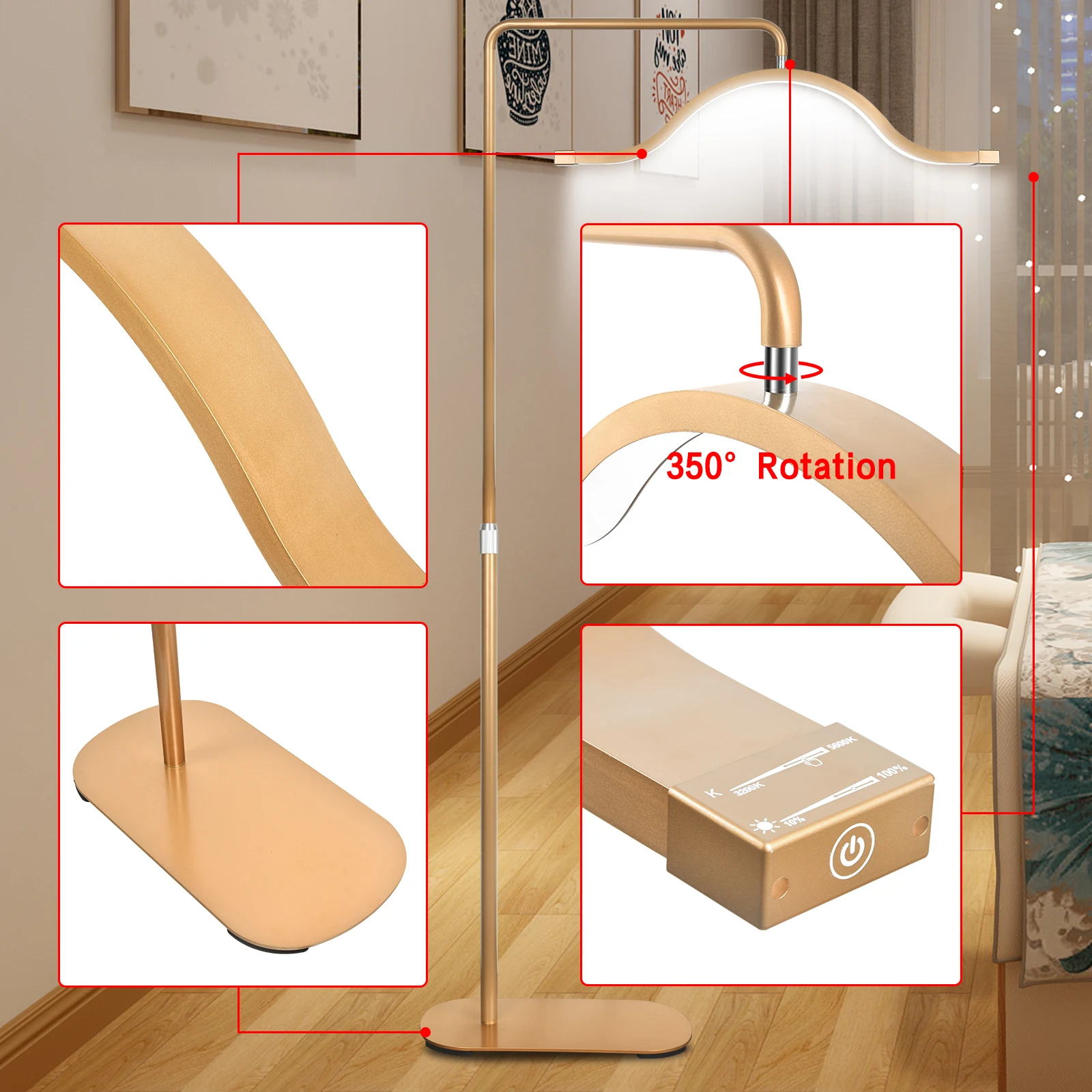 Halbmondlampe Für Kosmetikstudio Und Professionelle Fotografie_voghion.com
