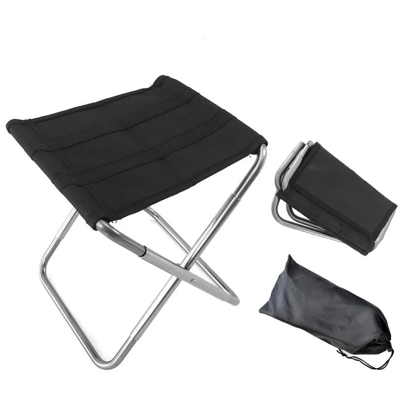 Mini Portable Outdoor Folding Stool Camping Fishing Picnic Chair Small Seat 1Pcs