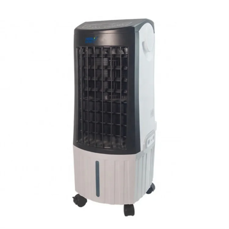 Easy Operate Electric Powered Compact Portable DC 48W Battery Charging Evaporative Air Cooler Fan With 12L Water Tank