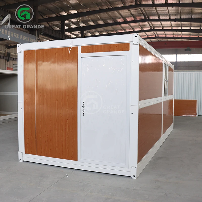 Grande Foldable Prefab House with Guardrails and Walkways Prefab Container Homes Ready To Live for Travel