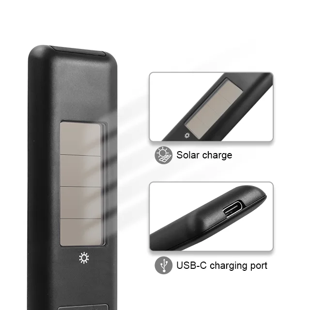 Samsung TV Remote Control with Voice Functionality ABS Plastic Material Solar Charging Compatible with All Samsung Smart TVs