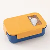 Blue simple style [single lunch box]