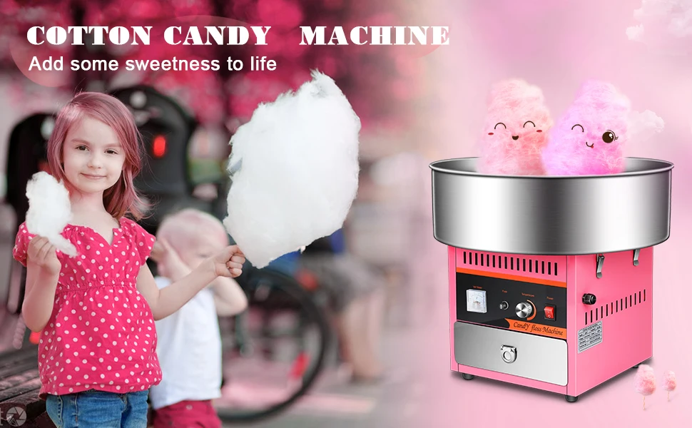 Wholesale Price Commercial Use Gas Cotton Candy Maker Automatic Cotton Candy Vending Machine factory