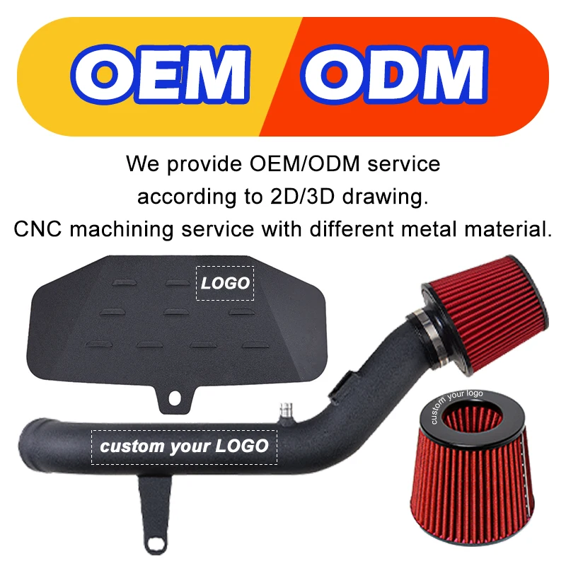 Custom Auto Cold Air Intake System Kit Pipe & Filter for VW/Ford/AUDI/BMW/HONDA/TOYOTA/JEEP