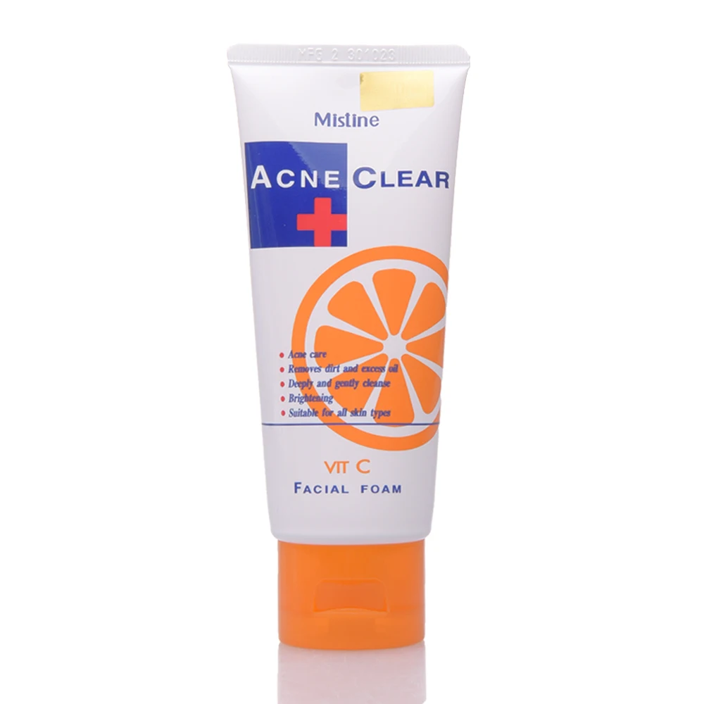 Mistine Acne Clear Vitamin C Facial Foam Acnefree Formula Brighten