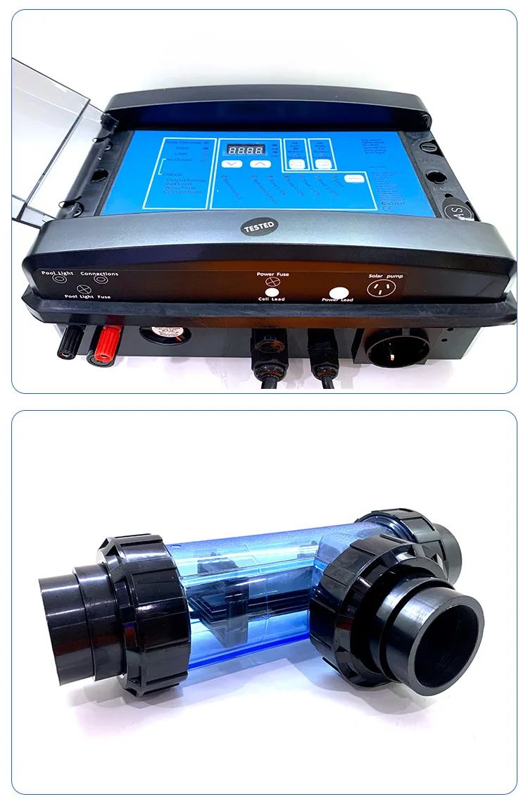 Pool Injectors 2 in 1 Automatic Dosing Chlorine Salt Chlorinator for Pool