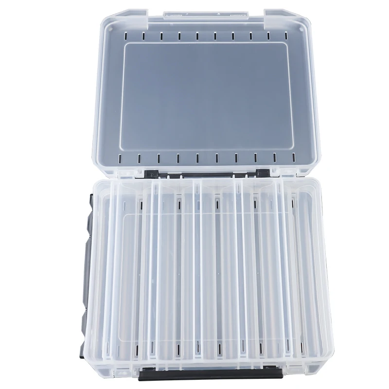 Two-sided 16 Compartment Luya Bait Box Low Price Fishing Tackle Box Plastic  Fishing Tackle Box