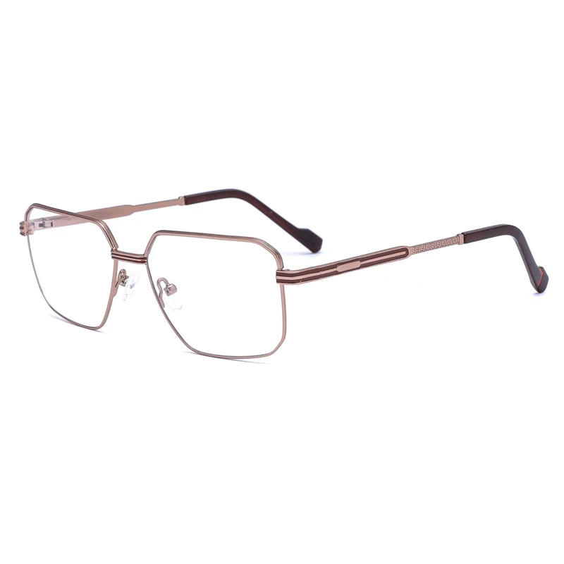 WHEF-CH8811 New Arrival Men Classic Retro Metal Eyeglasses Frames for All Face Eyewear Spectacles with Spring Tip Temple