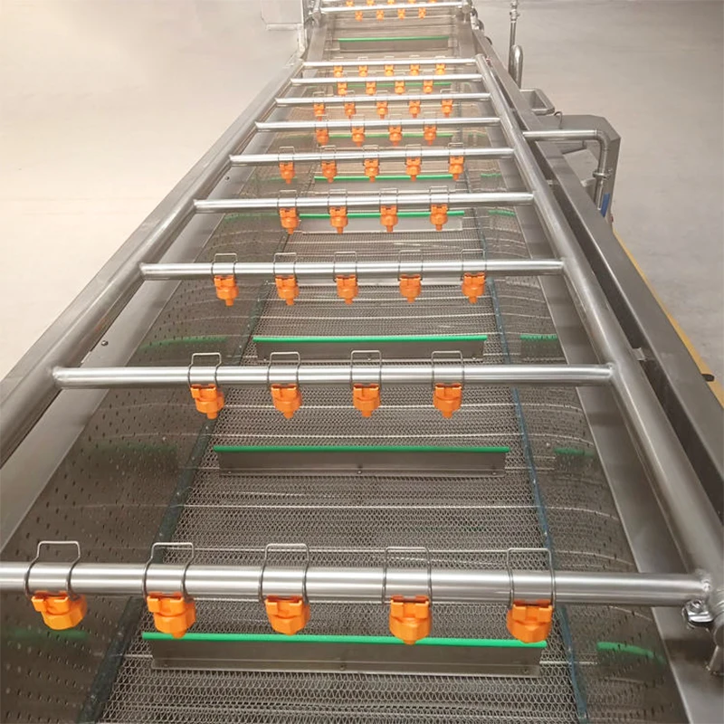 Industrial Automatic Fruit and Vegetable Air Bubble Brush Washing ...