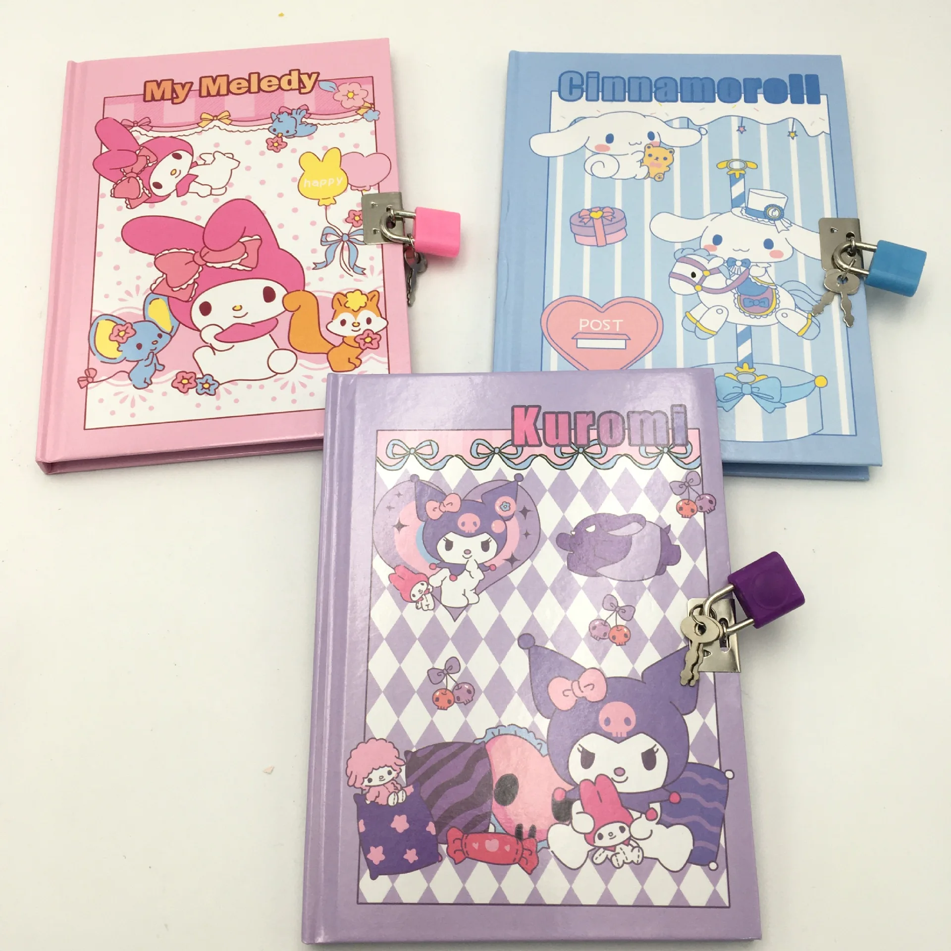 San-rio Kuromi Mymelody Cinnamoroll Notebook Children's Cute Cartoon 