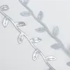 Feuilles argentées-3cm10 yards