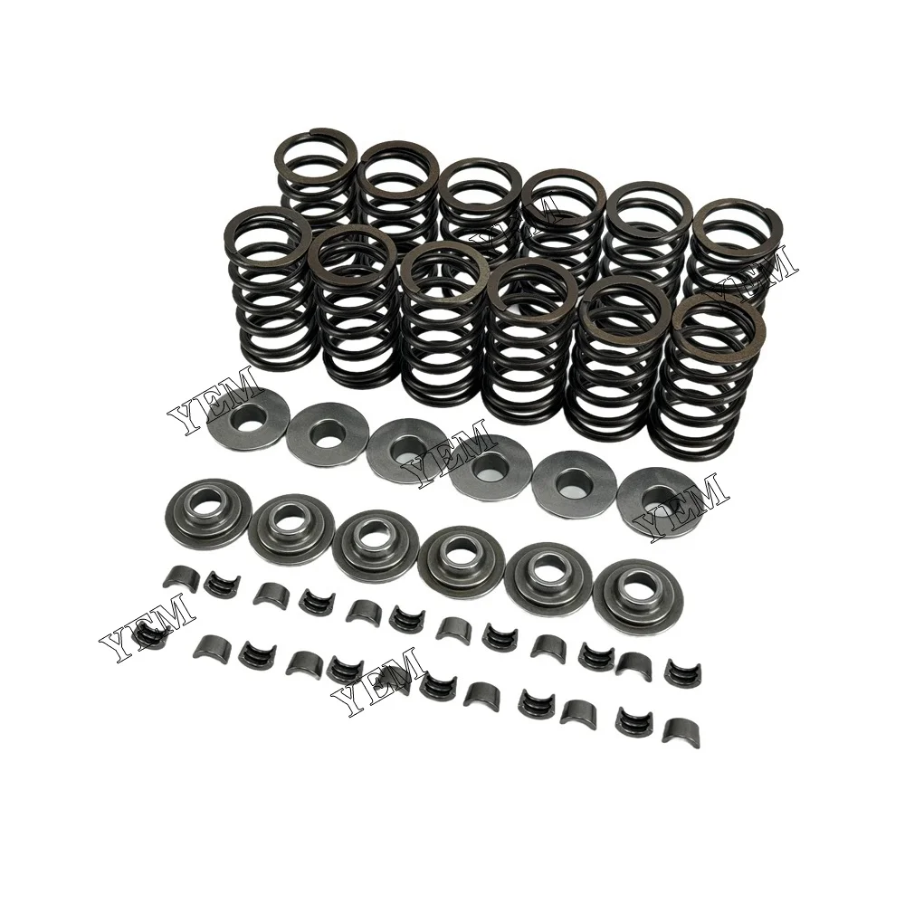 Valve Spring Valve Spring Retainer Valve Cotter Fit for Caterpillar C7.1 Engine