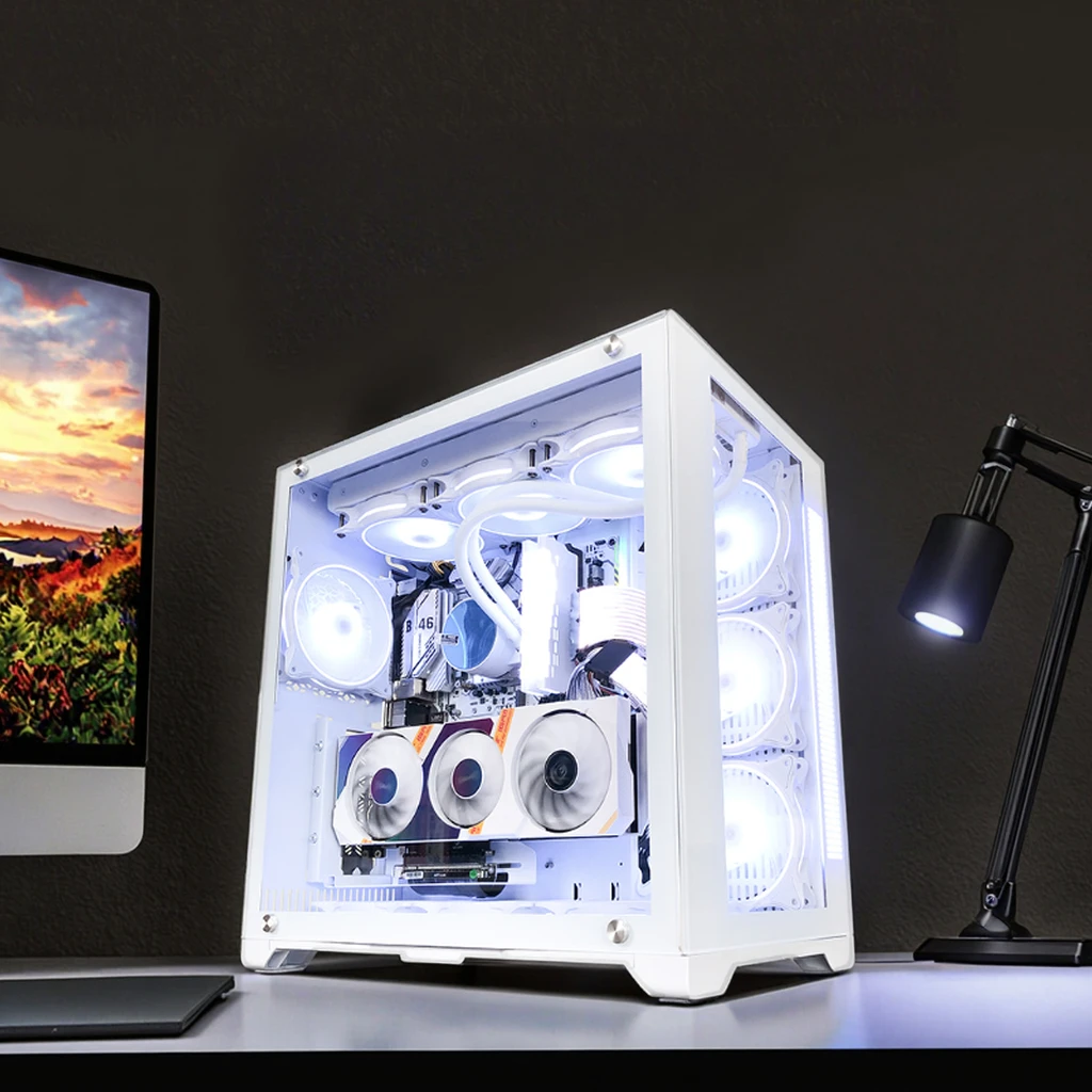 WU COOLMAN RHOMBIC ホワイト PCケース WU COOLMAN RHOMBIC ホワイト PCケース WU COOLMAN RHOMBIC ホワイト