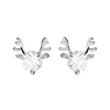 Deer head stud earrings ysa-155e