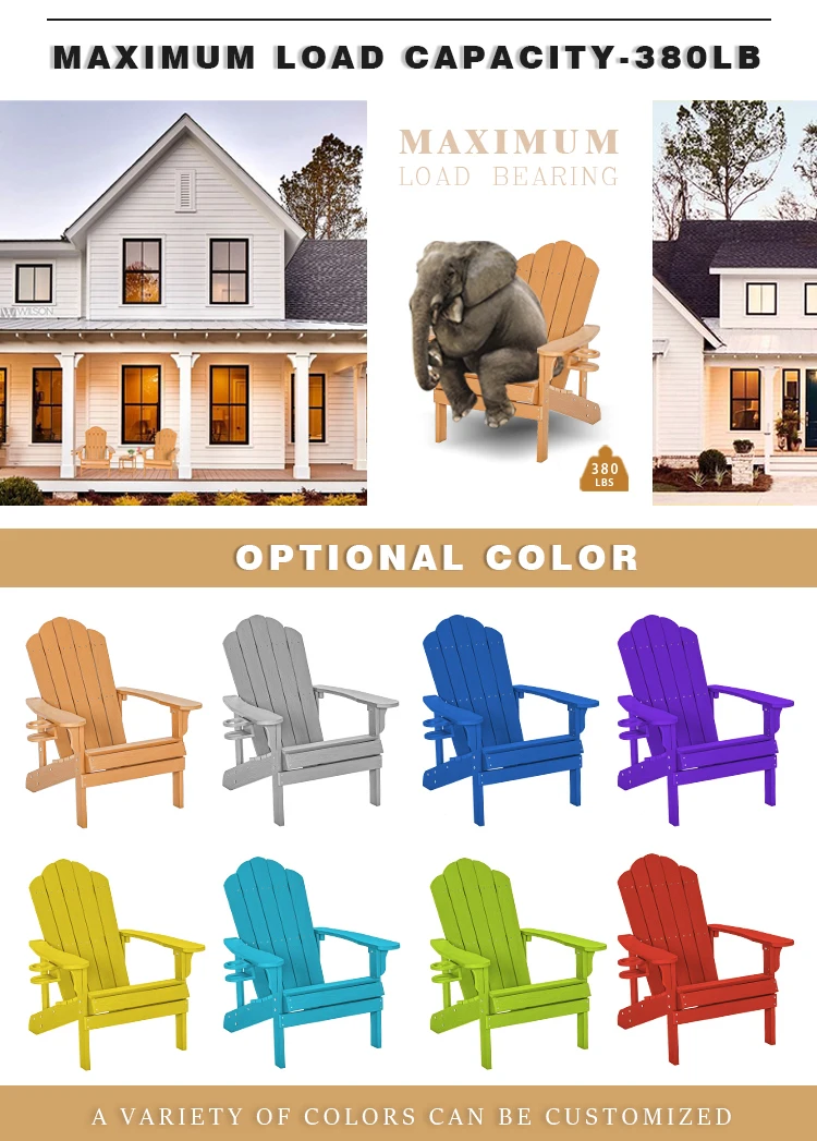 Discount Nonfading Plastic Wooden Furniture Garden Outdoor Chairs Best