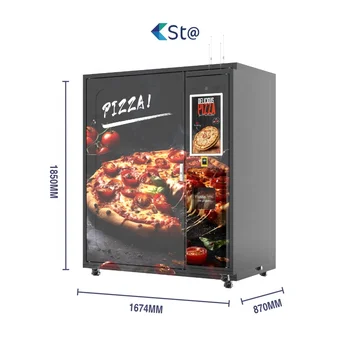 Popular Design Automatic Pizza Machines Hot Food Automated Restaurant Pizza Vending Machine