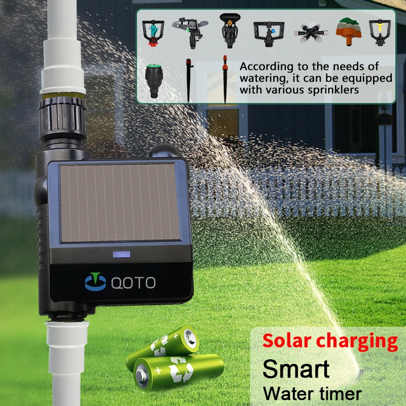 2024  Tuya  Zigbee Digital Water Timer Solar Energy Automatic Intelligent Irrigation Smart Wifi Control Valve