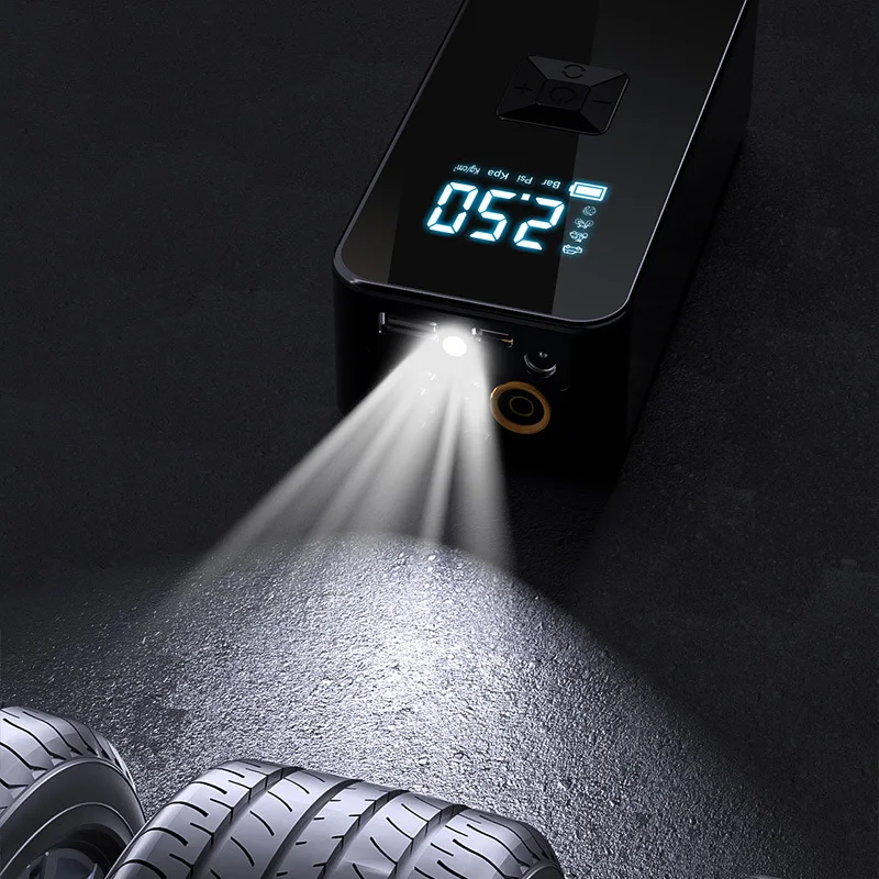 Mini Portable Car Electrical Air Pump ABS Wired Tire Inflator Tyre Inflator Air Compressor Pump for Car Bicycle Ball Use - view 6