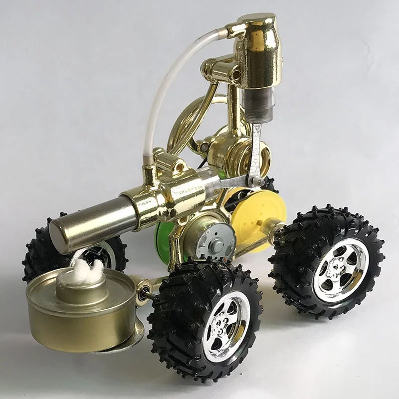Stirling Motor Modell Spielzeug auto, Miniatur Motor Modell Dampf