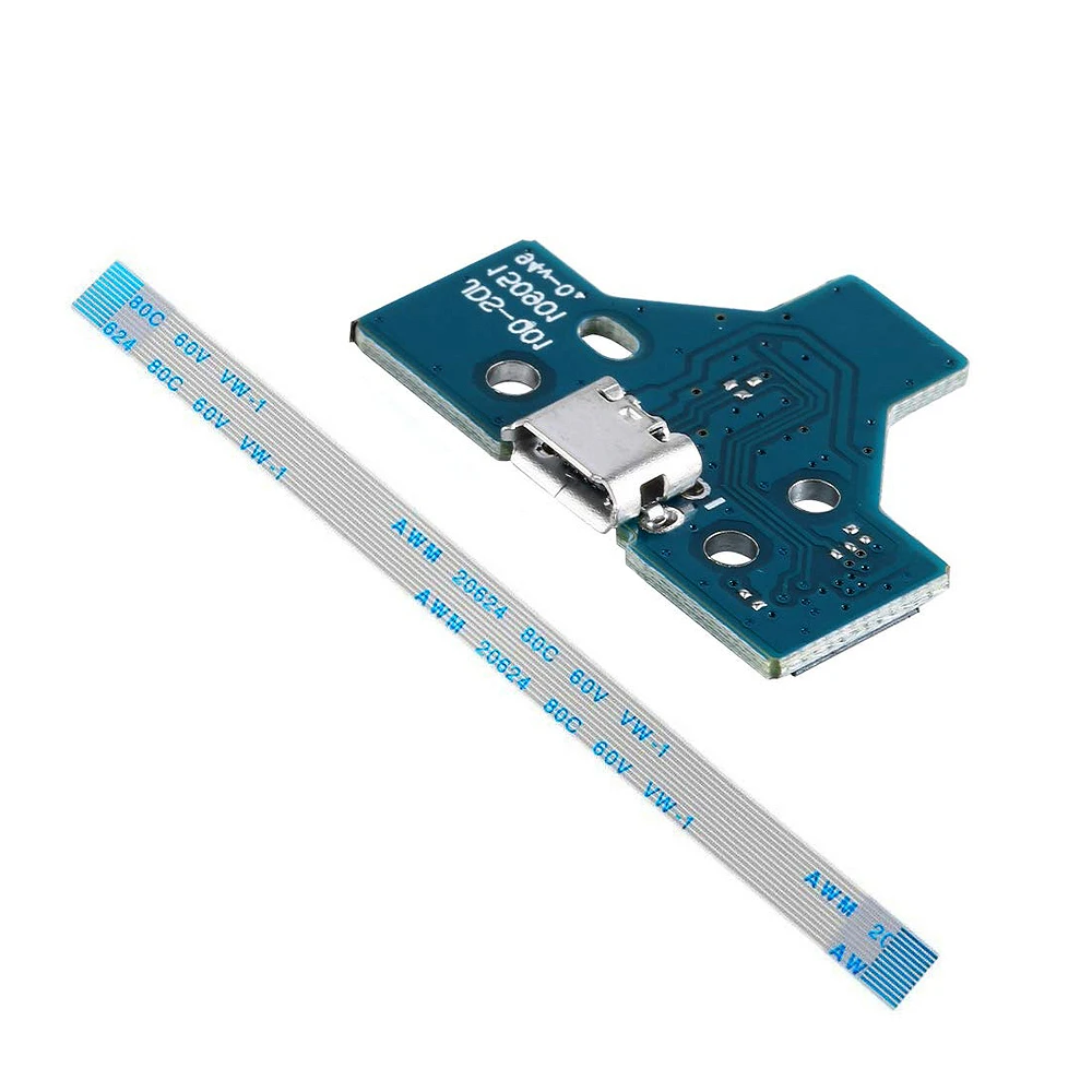 Manette Ps4 ElecGear 2X USB C Charging Port PCB For 2nd Gen PS4