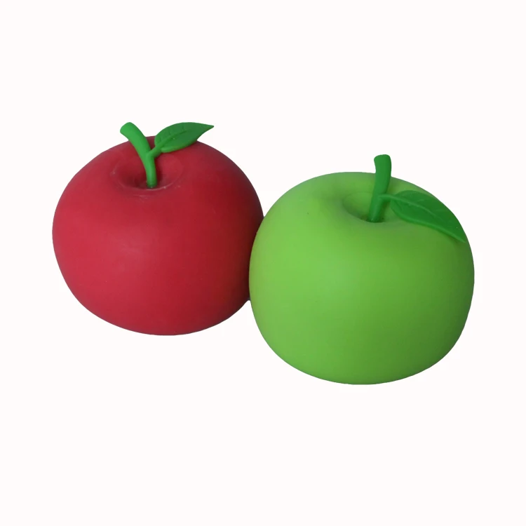 Dehnbares Apfel-Spielzeug Mit Würmern – Squishy Stressball Für Kinder & Erwachsene
