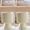 Medium two milk tea yellow high foot basin with tray