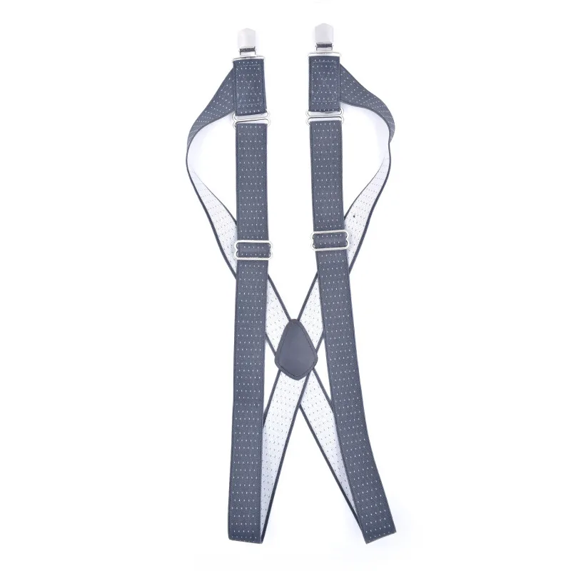 DiULi Bretelles Extra Larges Pour Hommes Et Femmes - 4 Clips Pivotants Robustes, Élastiques Ajustables En X, Confort Toute La Journée 3,5 CM