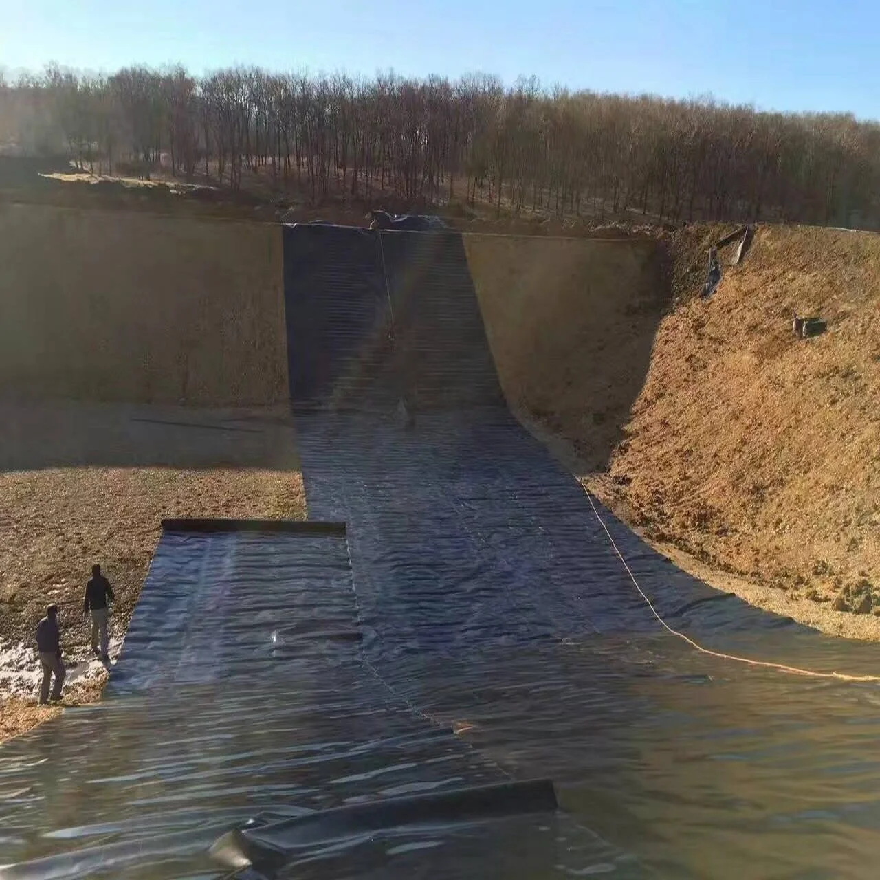 1.5mm HDPE Impervious Geomembrane Liner for Heap Leach Pad for Zimbabwe