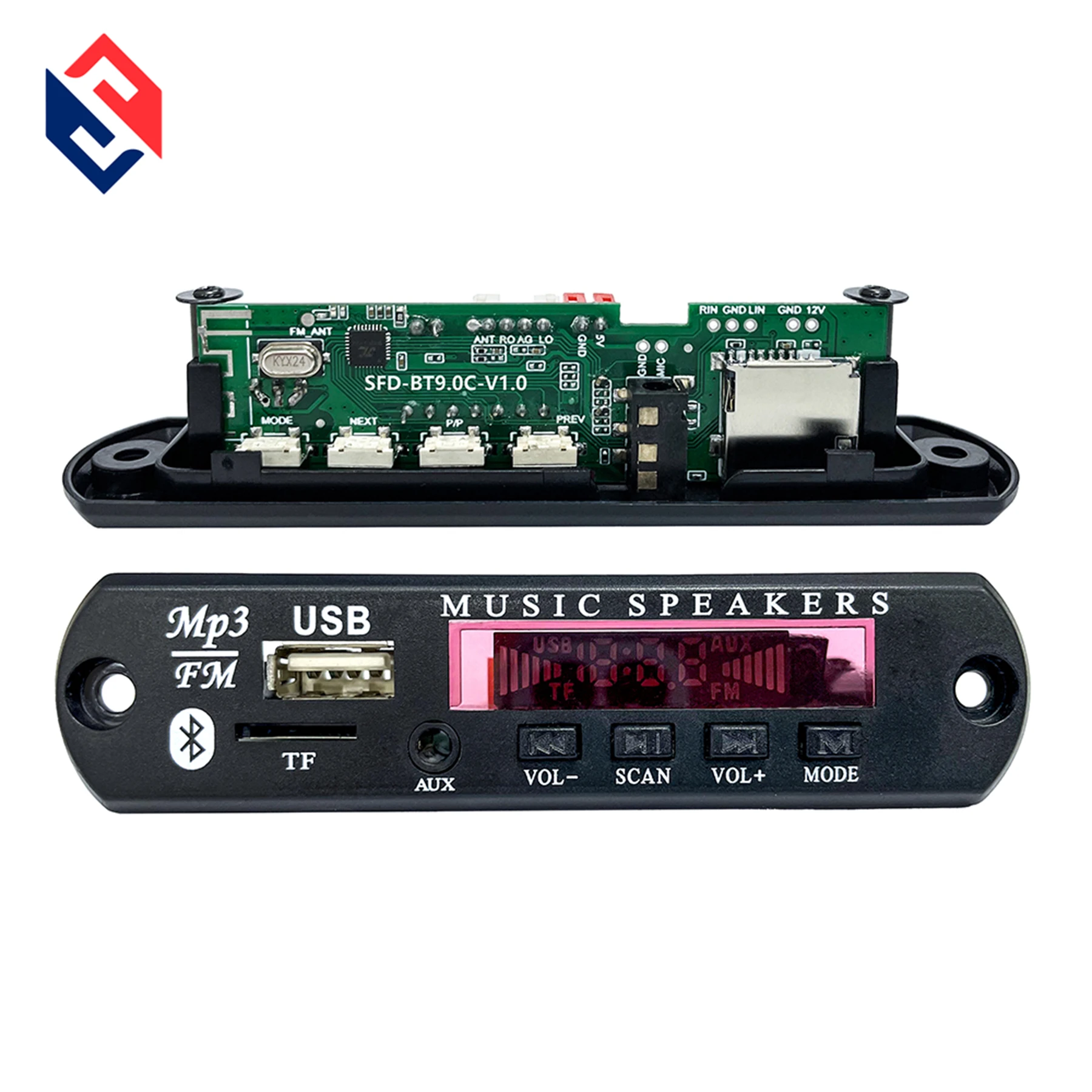Factory Price MP3 Player Stereo Voice Decoder Board USB Fm Bluetooth Panel Player Module Best Price Best Quality