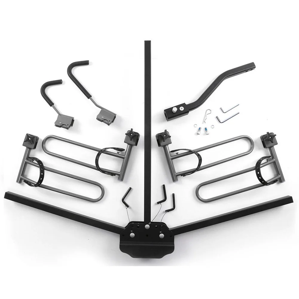 4 Wheel Bikes Carrier For Car Universal Car Bike Hanger Rear Rack