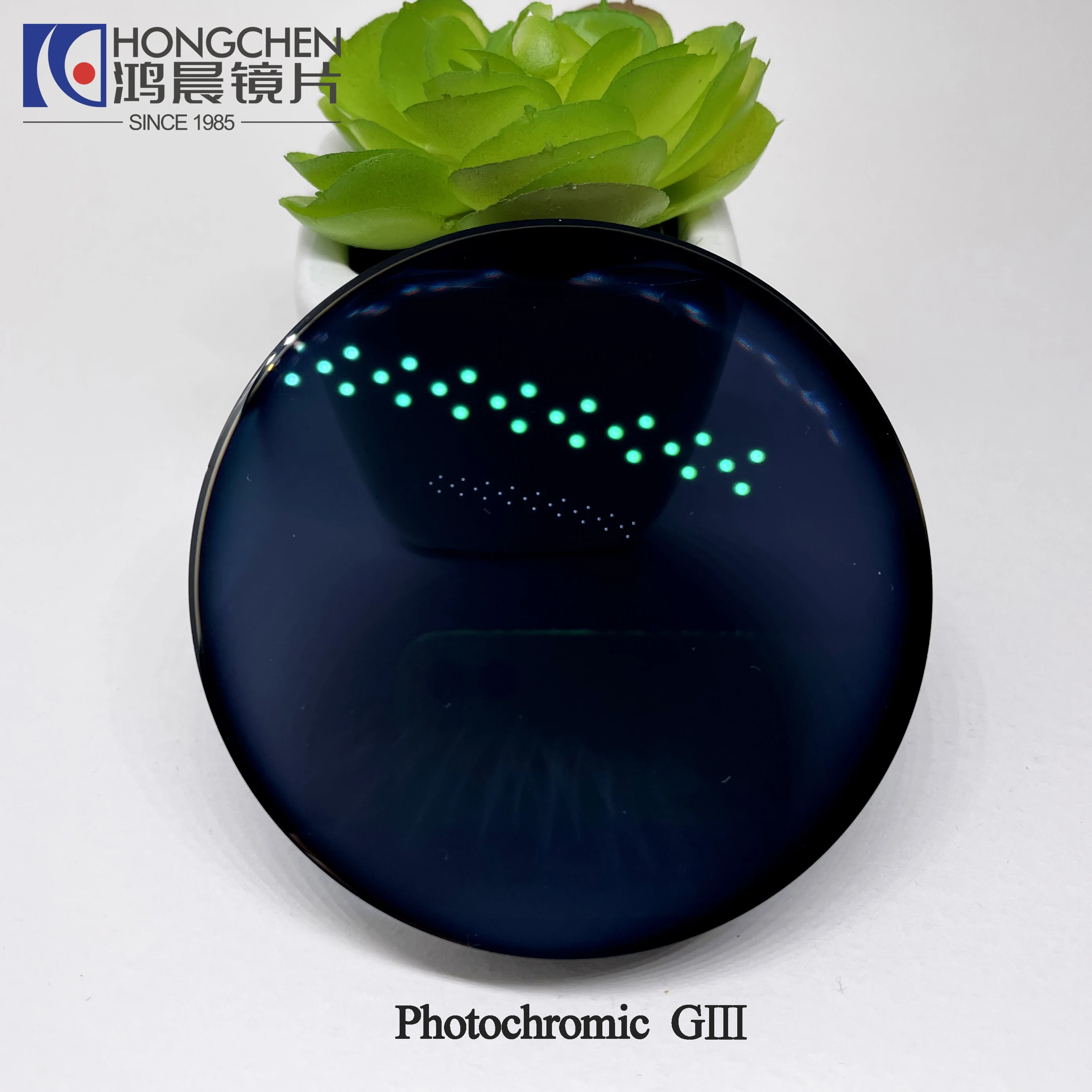 Optical Cheap Clear Eyeglasses Lens 1.56 Green Coating Photochromic Single Vision Optical Lens