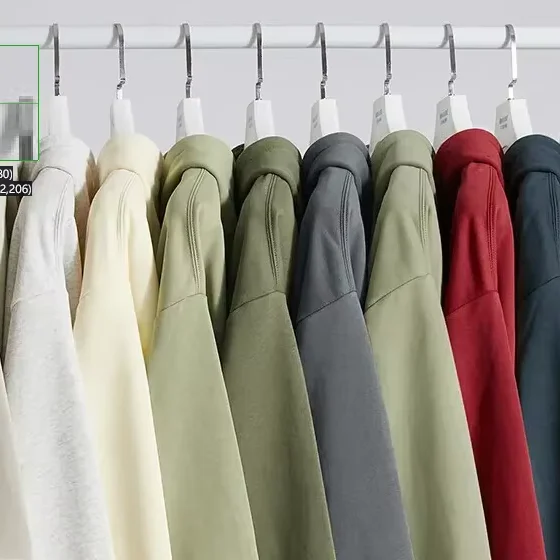 350gsm 30% Cotton 70% Polyester Zip up Hoody Comfortable Mutil