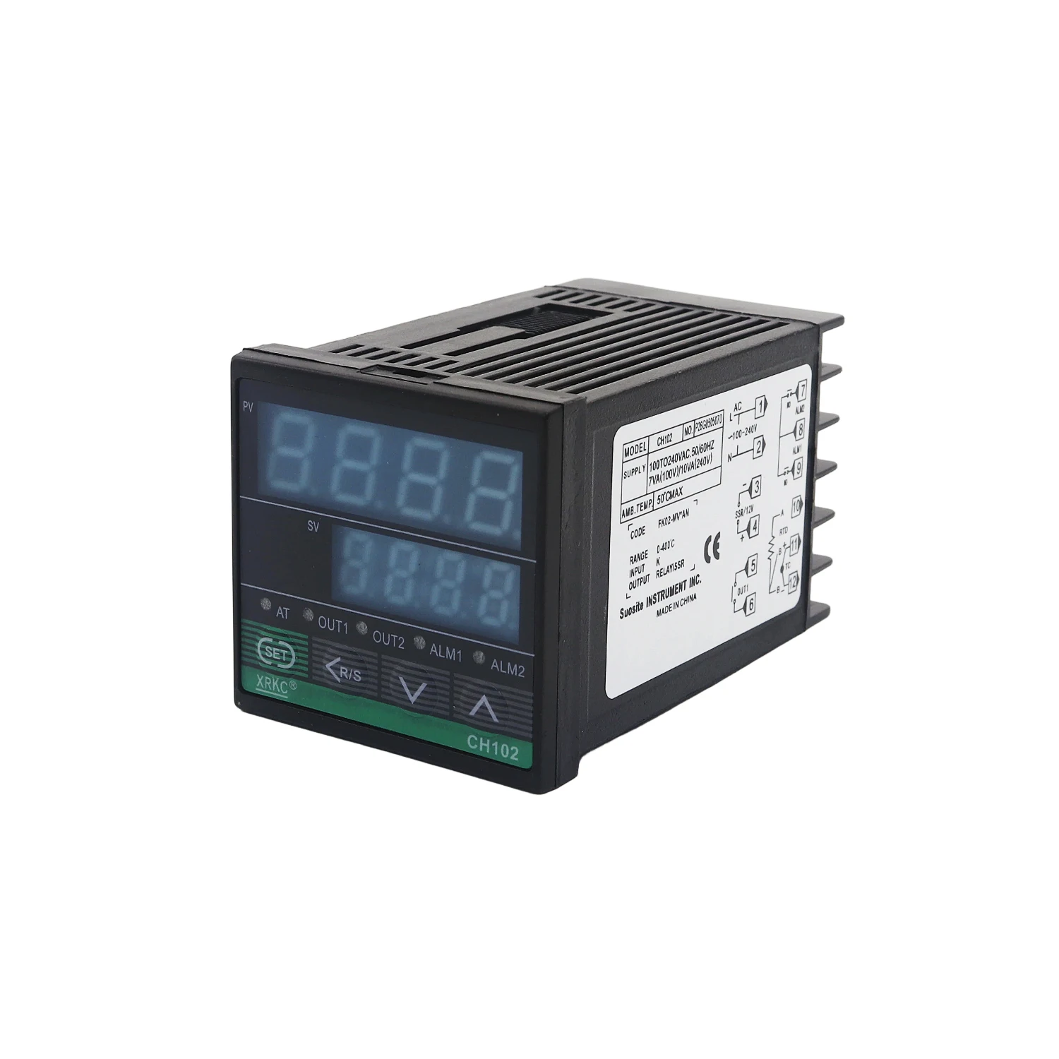 XRKC CH102-402-702-902 Enhanced Intelligent Digital Control LED Display IP56 Rated Serial Port 0.1C Resolution Temperature