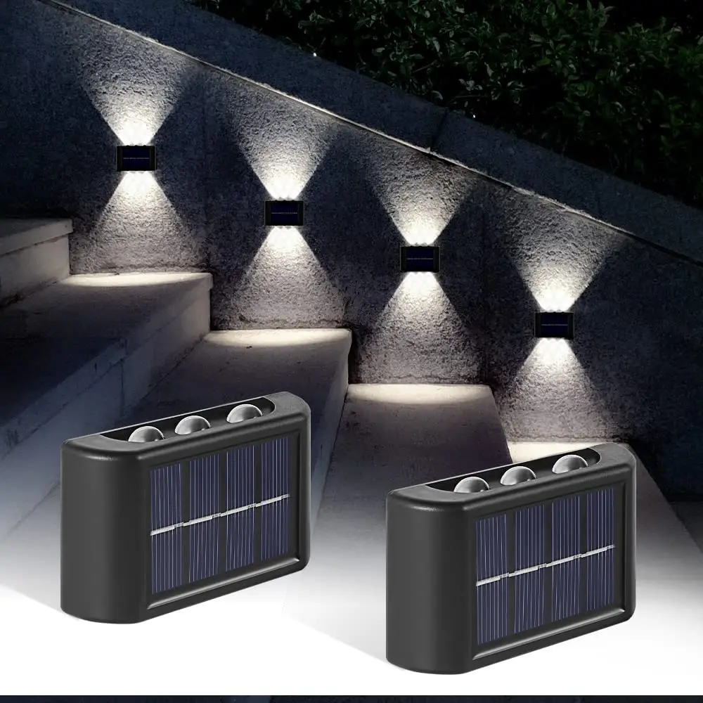 Solar Wall Sconces Lights Waterproof Dusk to Dawn Solar Outdoor Lighting