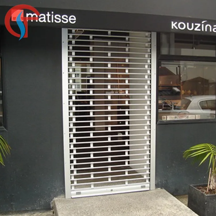 Remote Grille Automatic Commercial Rolling Shutter Door