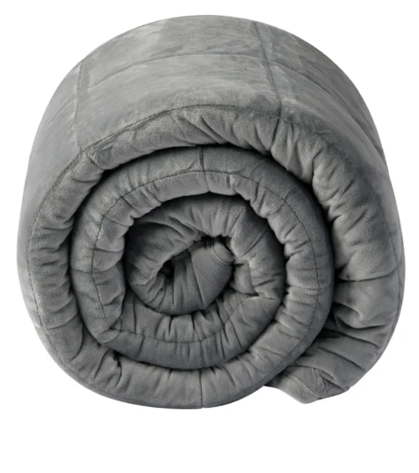 Luxury Weighted Blanket 7kg for Adults,Two Side Having Different Fabrics One Side Cotton Other Side Velvet,Comfortable Blankets