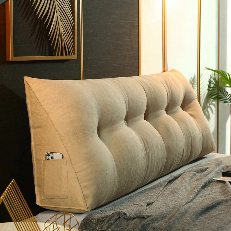 large filled triangular sofa bed back