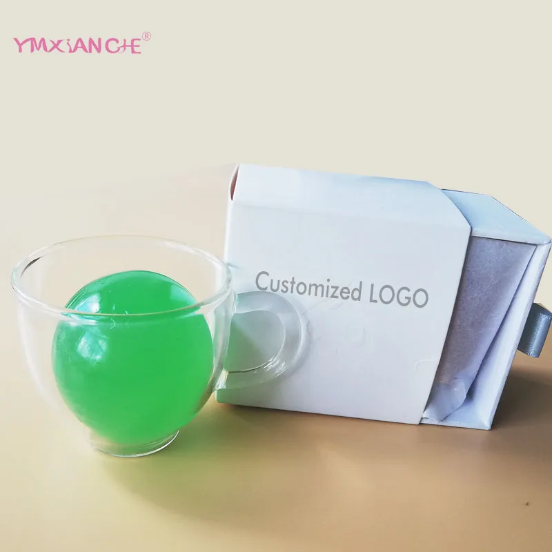 
Новое креативное модное натуральное круглое органическое Хрустальное мыло, желе, мыло konjac 