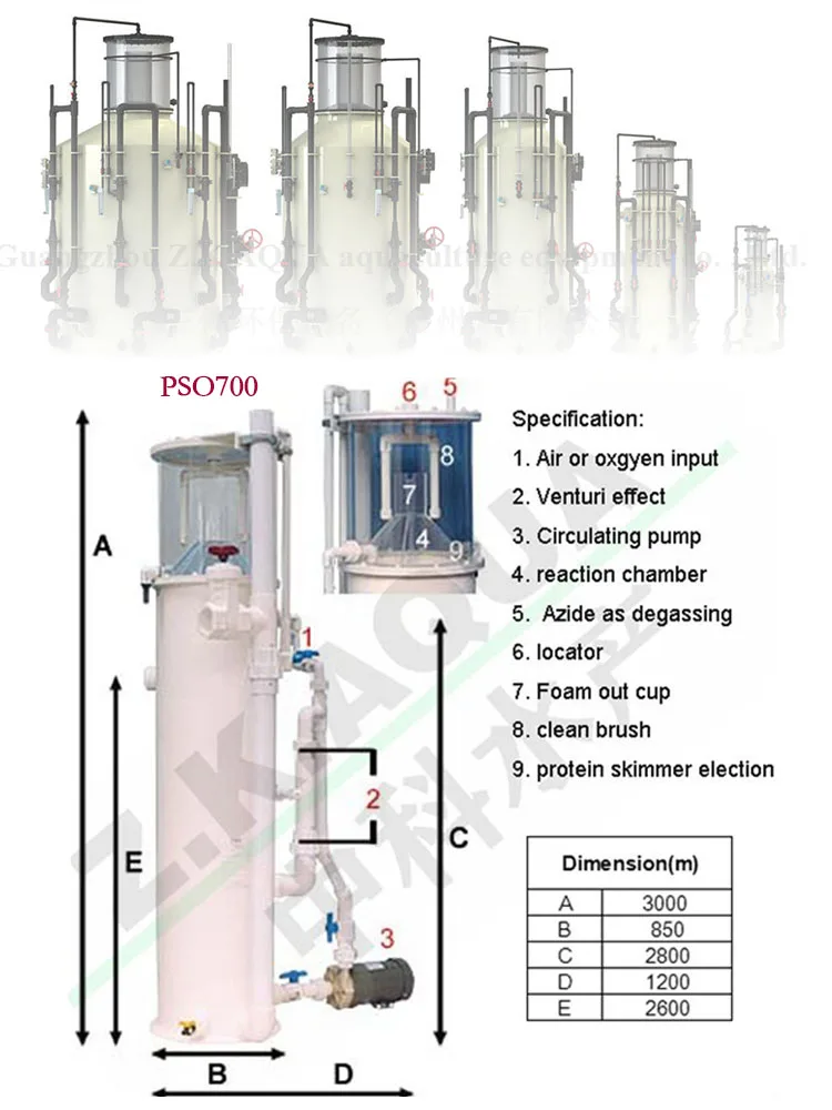 protein skimmer sea and fresh water