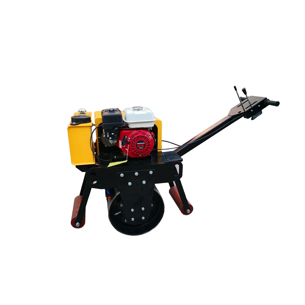 Дорожно-строительная машина ходьба за одним двойным барабанным роликом большой ходячий Вибрационный ролик