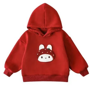 Autumn Suit New Arrival Baby Girls Red White Hoodie 3D Skirt Pullover Sweater Wholesale Kids Girls Sweater Sets