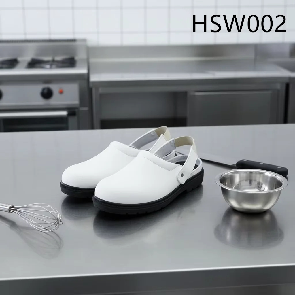 LXG,Hospital Cleanroom Static Discharge Protection Safety slippers Odor-Control Unisex White/black Work Clogs in Qatar HSW002