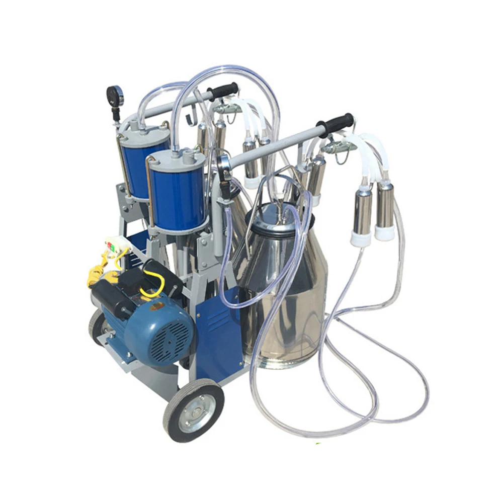Factory Price Single Portable Battery Operated Dairy Farm Equipment Goat Cow Milking Machines