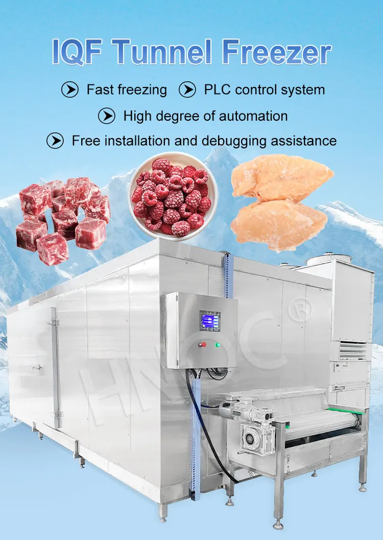 Iqf Blast Tunnel Freezer, HNOC, 380V, 100-5000kg - detail 4