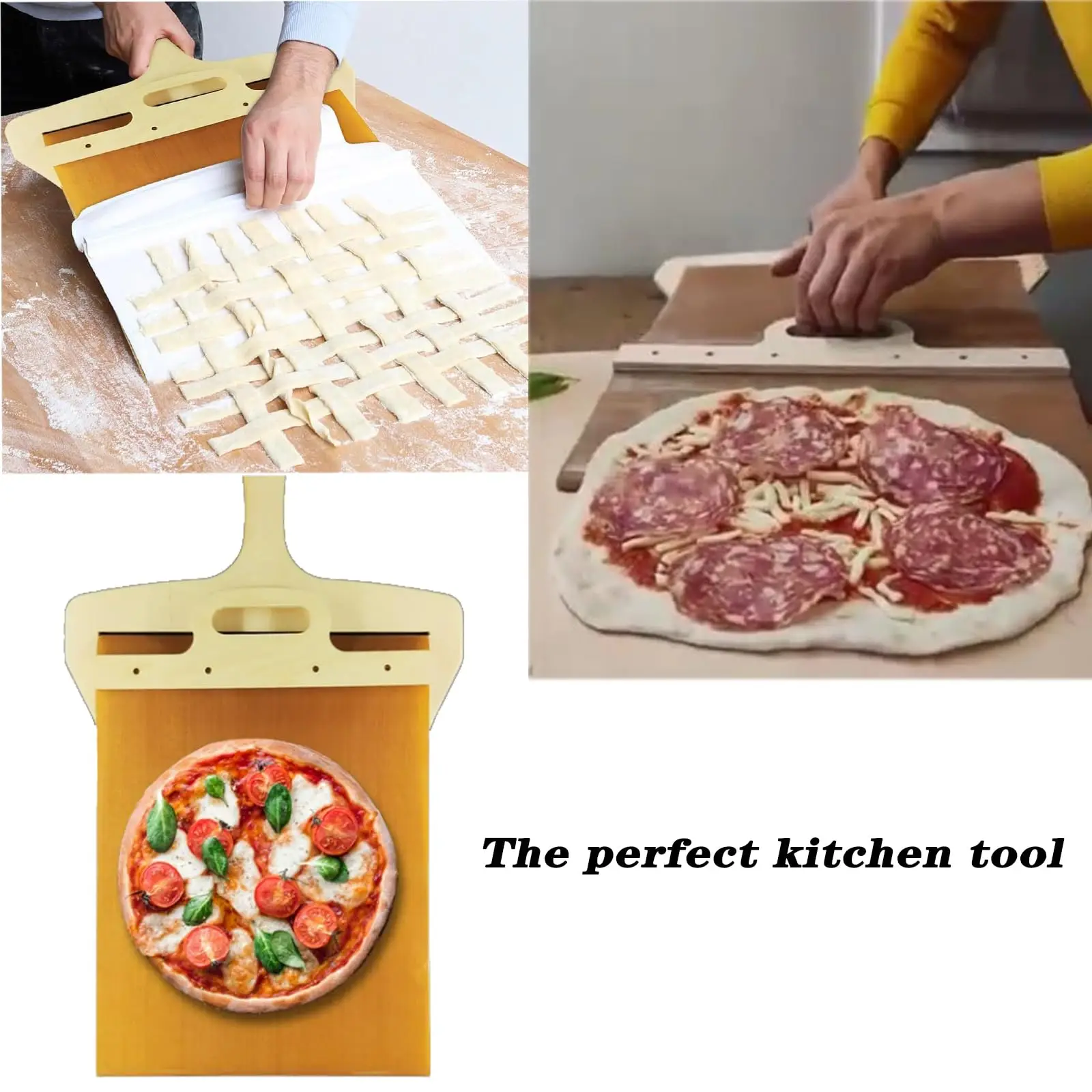 Pizza Peel Slide,The Pizza Peel That Transfers Pizza Perfectly Bamboo