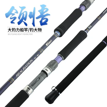 Wholesale Custom Carbon Fiber Boat Fishing Rod Trolling Fishing Rod Solid Blank Spinning Boat Sea Fishing Rods – Trolling Lure – view 3