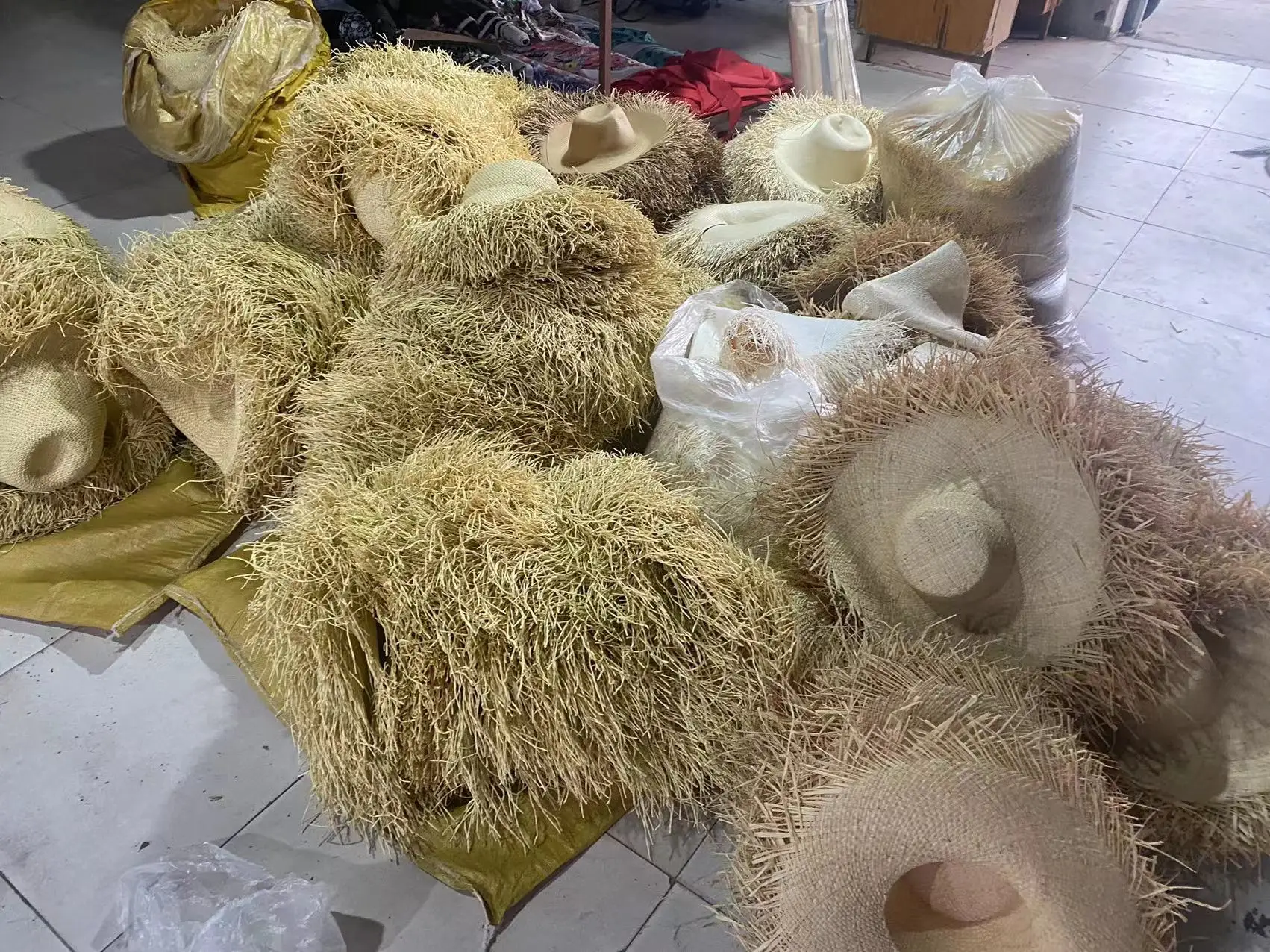 5bu Color Wholesale Bangora Hat Dome Top Raffia Straw Hat Bodies Wide Brim Flat ...