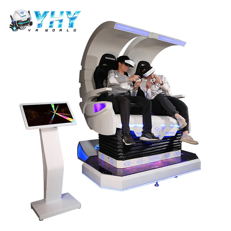 Shopping Mall Immersive Experience 360 Rotation Godzilla 9D12D Cinema Simulator 2 Seats 9D Vr