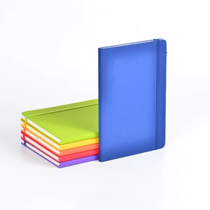 Customizable LOGO, Multiple Sizes Available, 20 Colors in Full Range, Simple Solid Color, Strap Notebook, Smooth Writing,