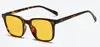 Yellow lens brown tortoise